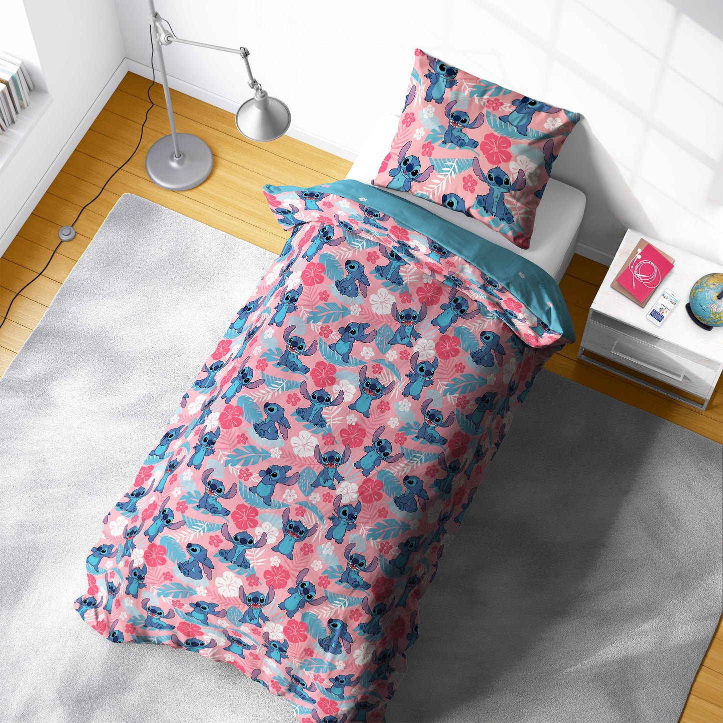 Disney Single Panel Duvet Set - Lilo & Stitch Design