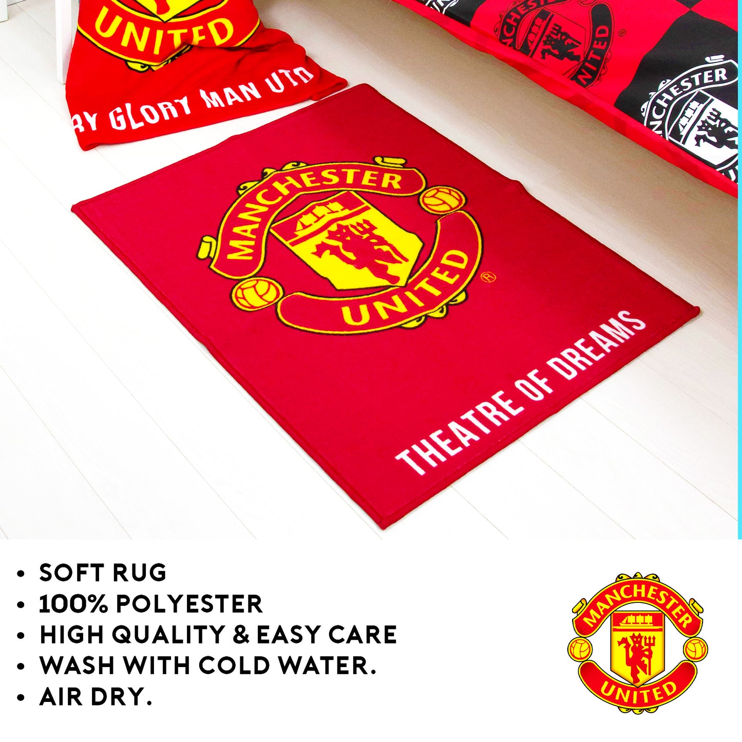 Manchester United FC Rug - 70x90 cm