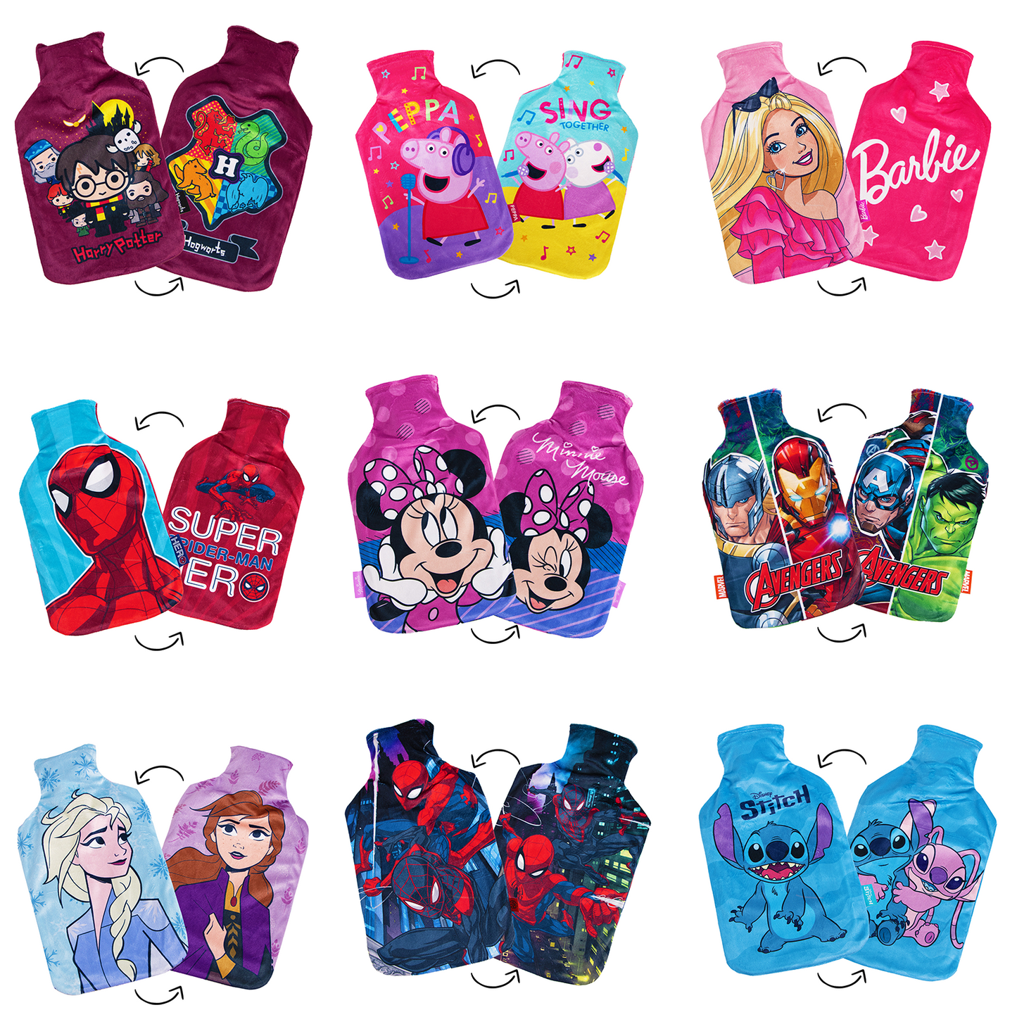 Disney Reversible Hot Water Bottles