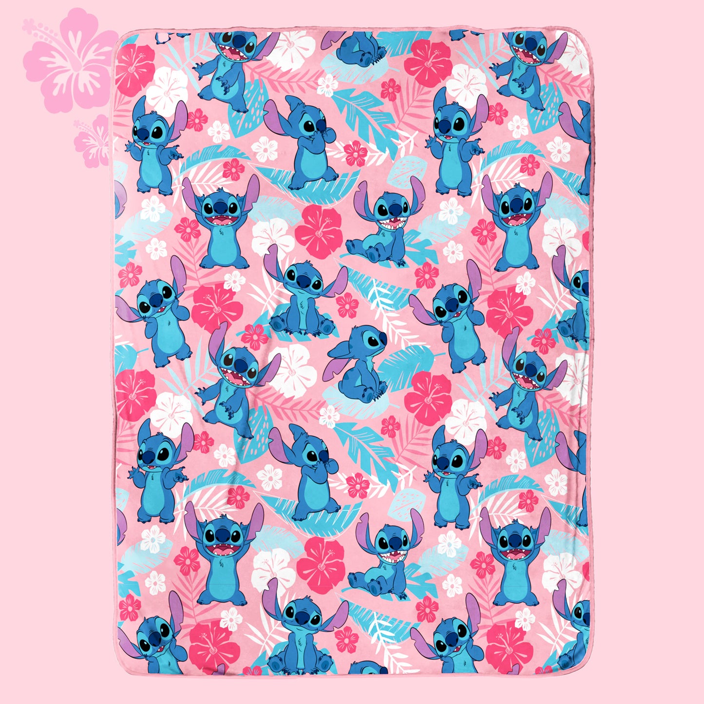Disney Fleece Blankets – Lilo & Stitch Design - 100 x 150 cm