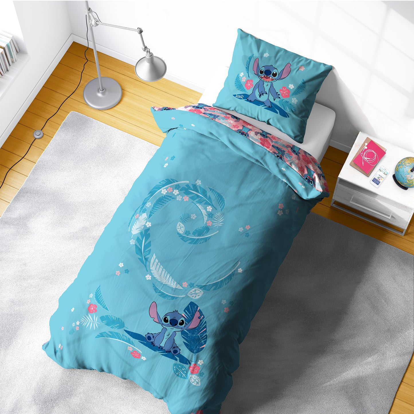 Disney Single Panel Duvet Set - Lilo & Stitch Design