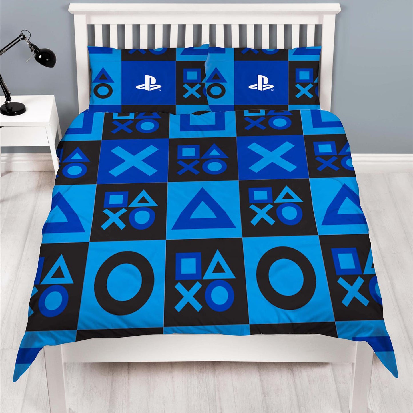 Playstation 'Checks' Rotary Duvet Set