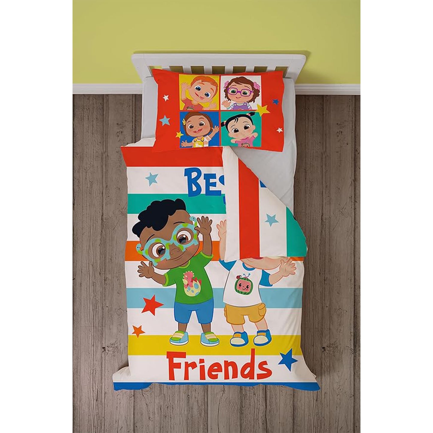 CoComelon 'Friends' Junior Panel Duvet Set