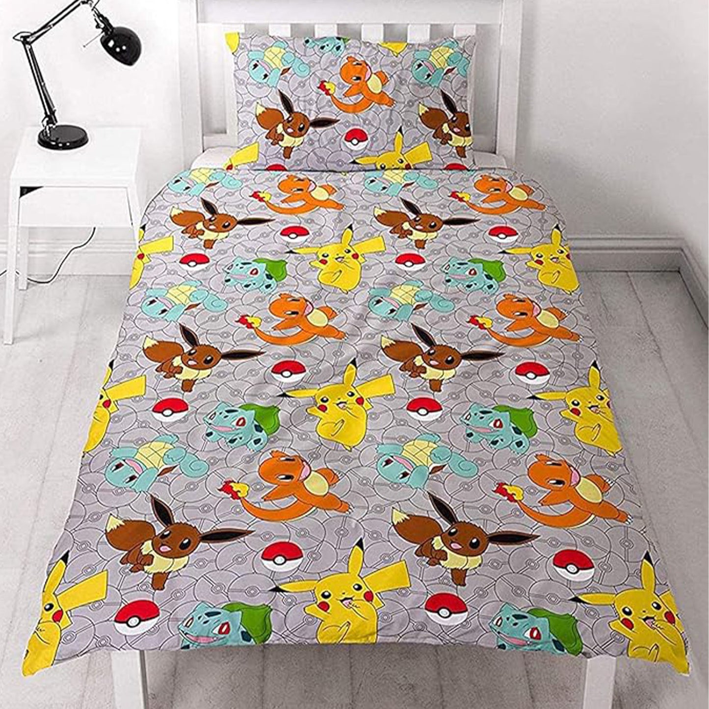 Pokemon 'Catch' Single Rotary Duvet Set