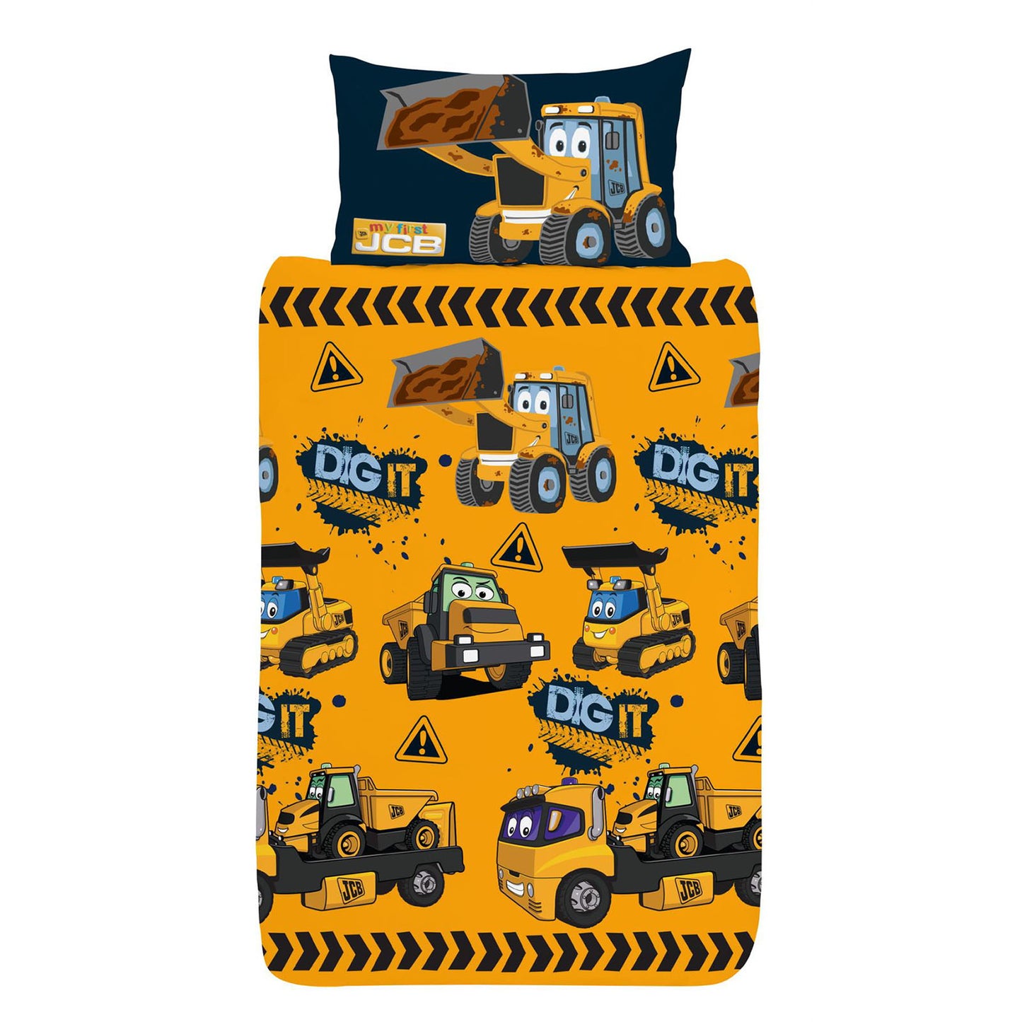 JCB 'Dig it' Rotary Duvet Set