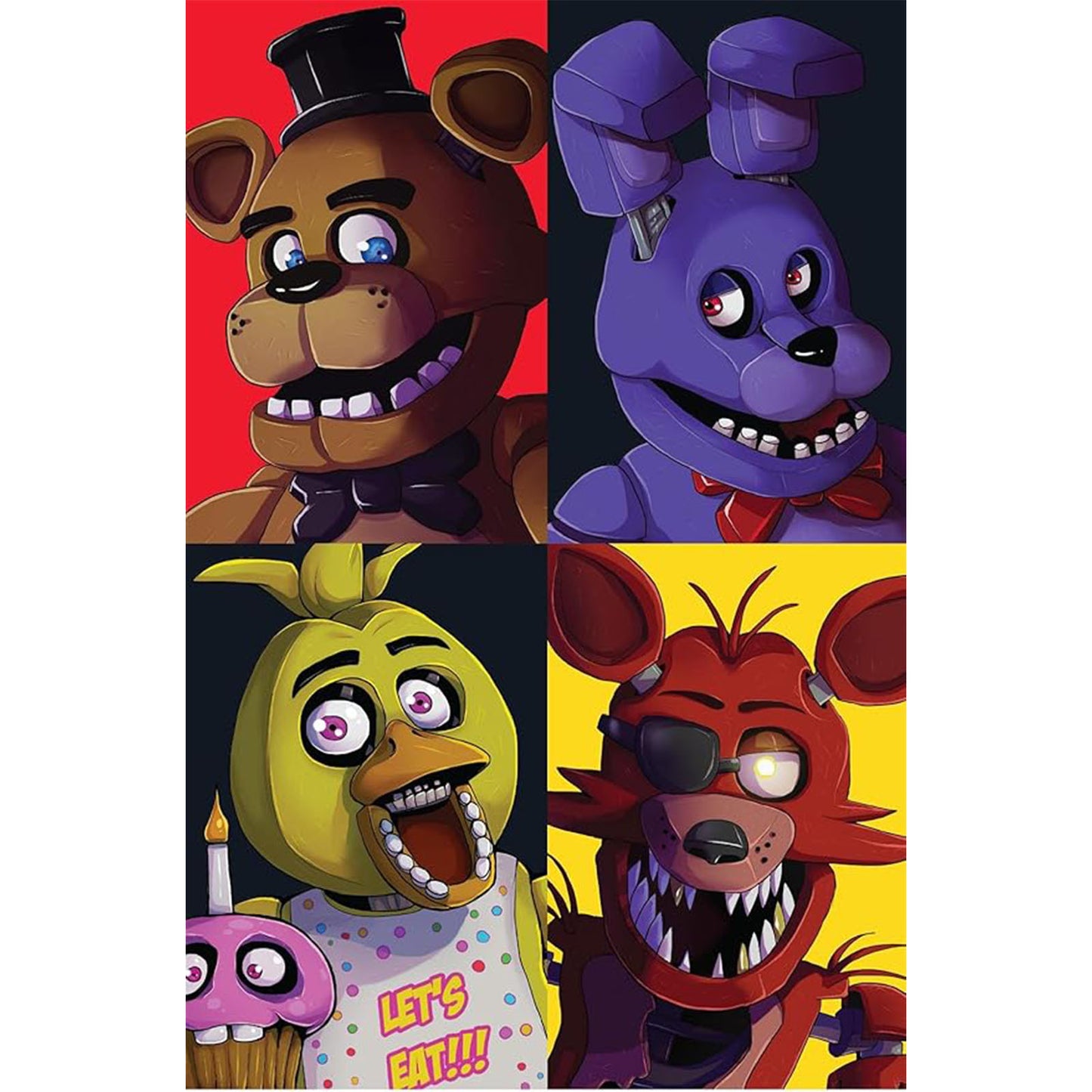 FNAF (Five Nights At Freddy's) 'Freddy Fazbear's' Fleece Blanket