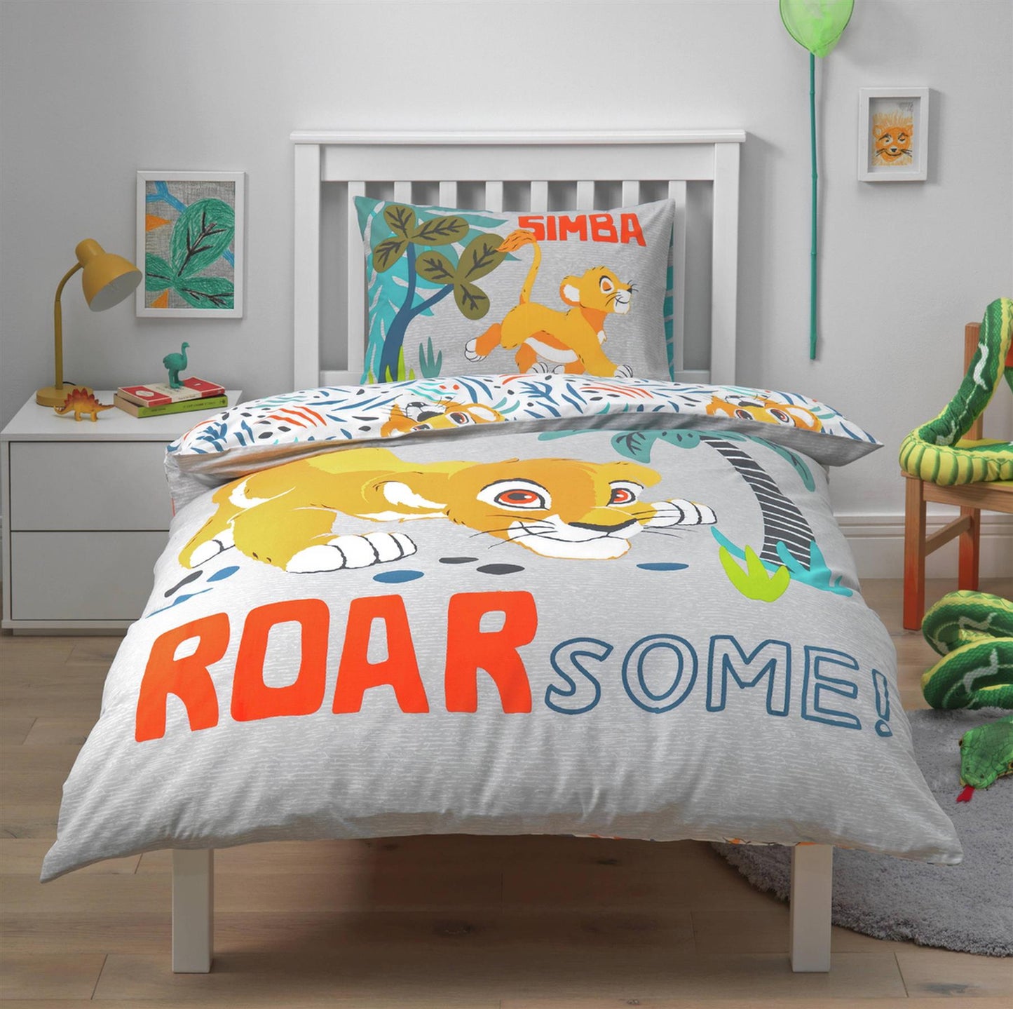 Lion King 'Roarsome' Single Panel Duvet Set