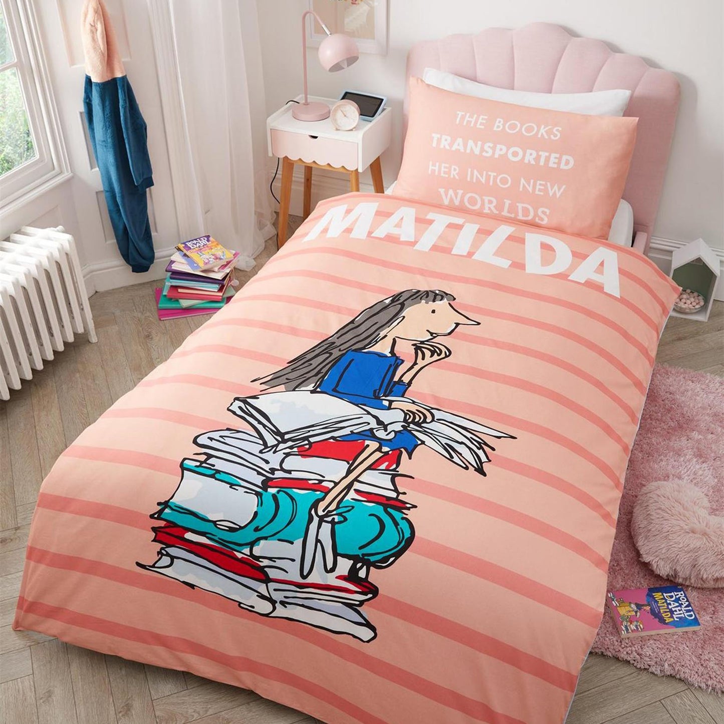 Roald Dahl 'Matilda' Single Duvet Set