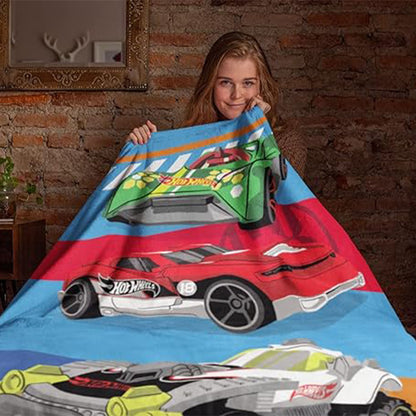 Hot Wheels 'Epic Race' Fleece Blanket