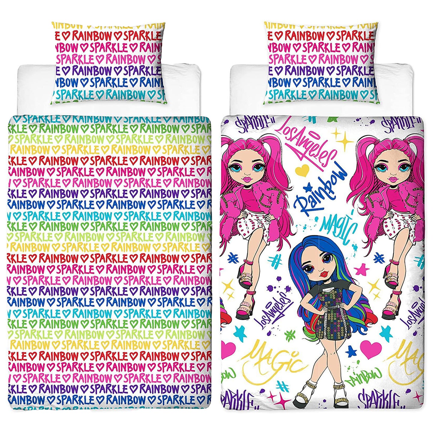 Rainbow High 'Glow 2' Duvet Set