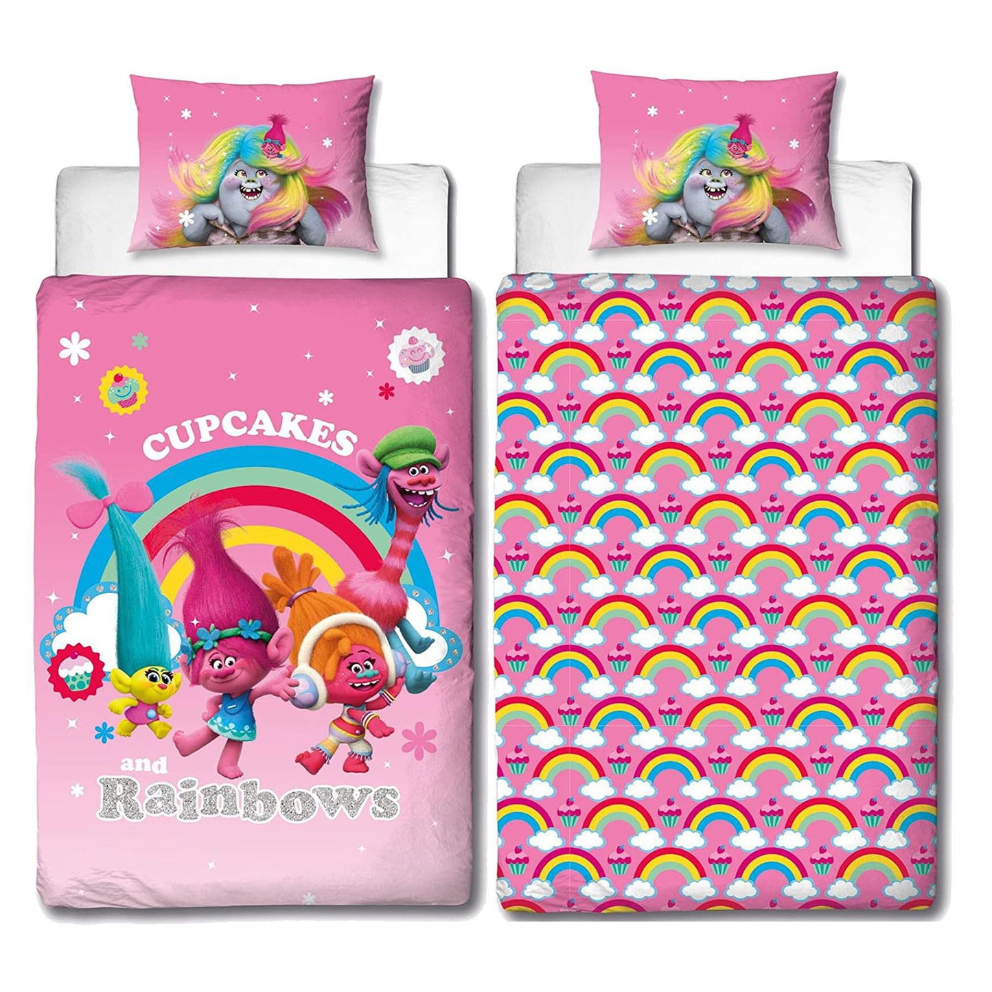 Trolls 'Dreams' Single Panel Duvet Set