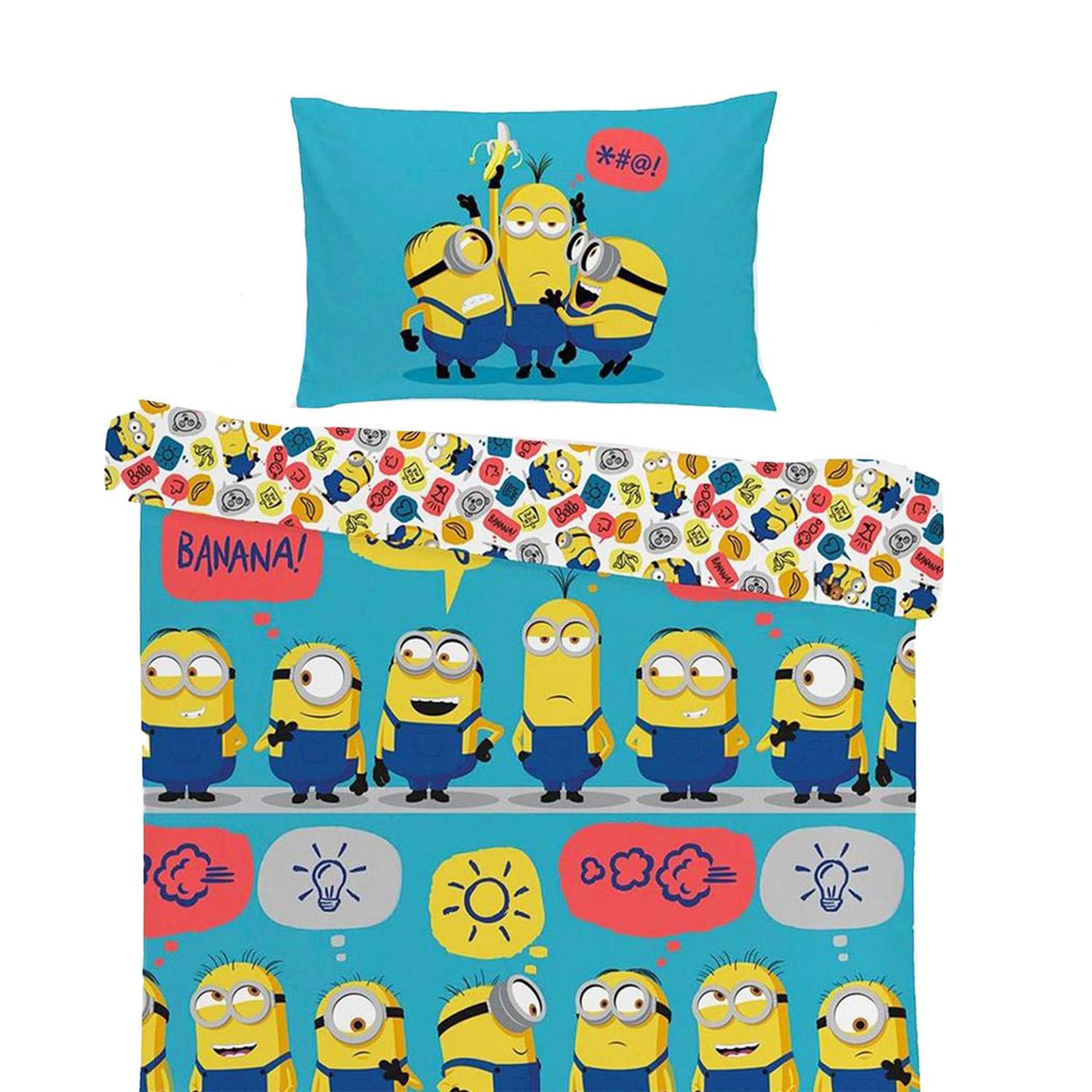 Despicable Me 'Minions' Single Panel Duvet Set