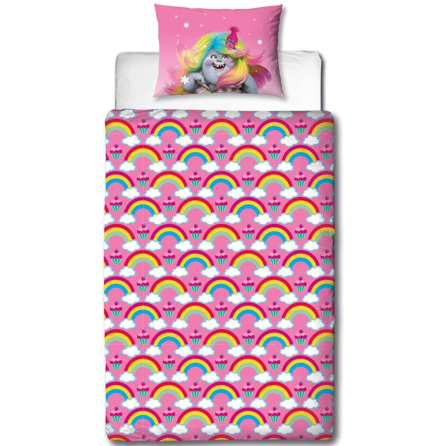 Trolls 'Dreams' Single Panel Duvet Set