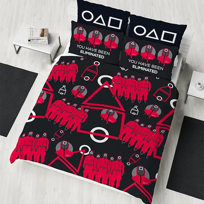 Squid Gamer 'Symbols' Duvet Set