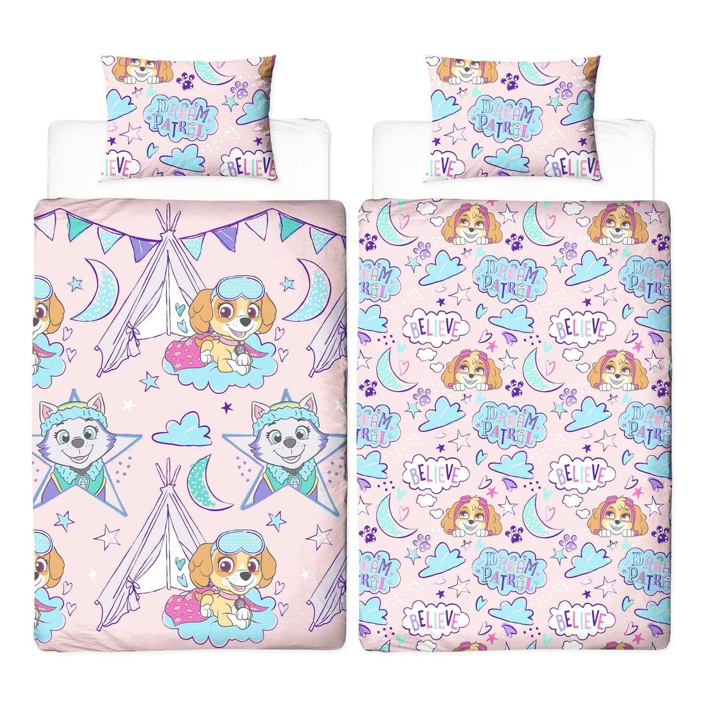 Paw Patrol 'Sleepover' Single Rotary Duvet Set