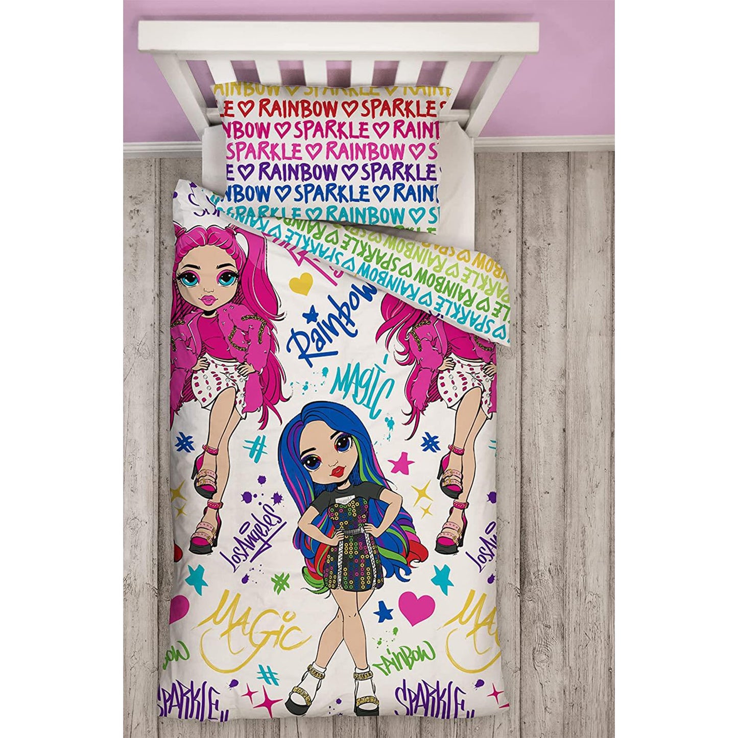 Rainbow High 'Glow 2' Duvet Set