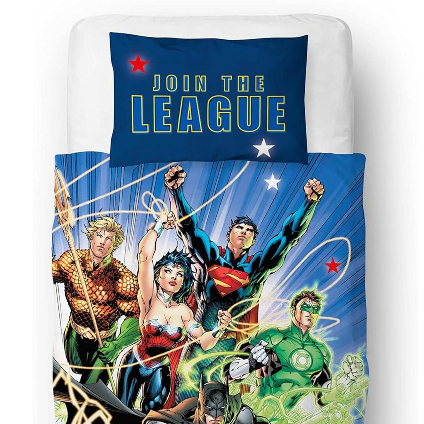 Justice League 'Join' Single Panel Duvet Set