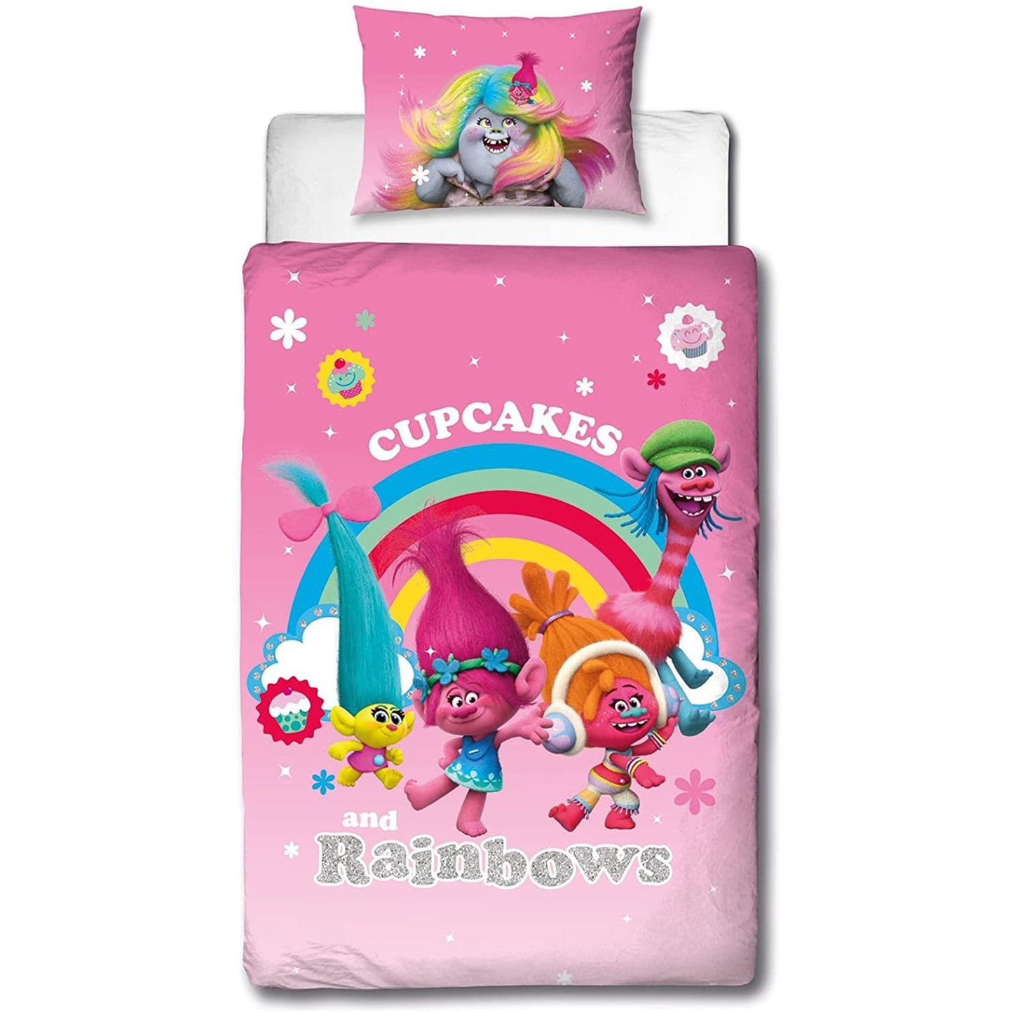 Trolls 'Dreams' Single Panel Duvet Set