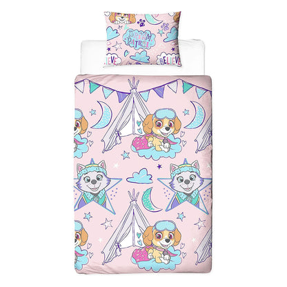 Paw Patrol 'Sleepover' Single Rotary Duvet Set