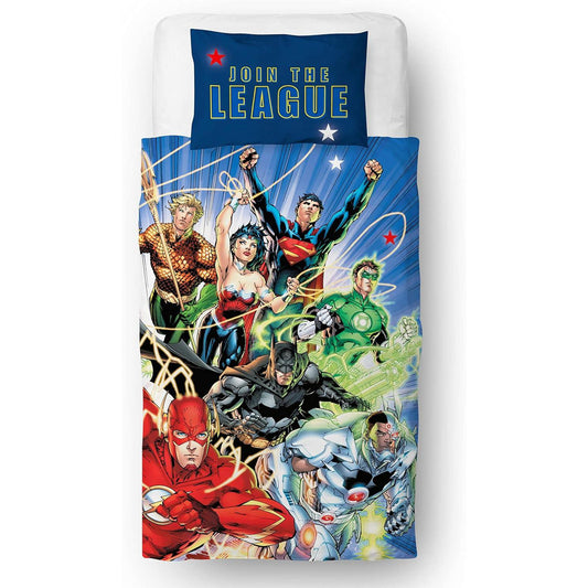 Justice League 'Join' Single Panel Duvet Set