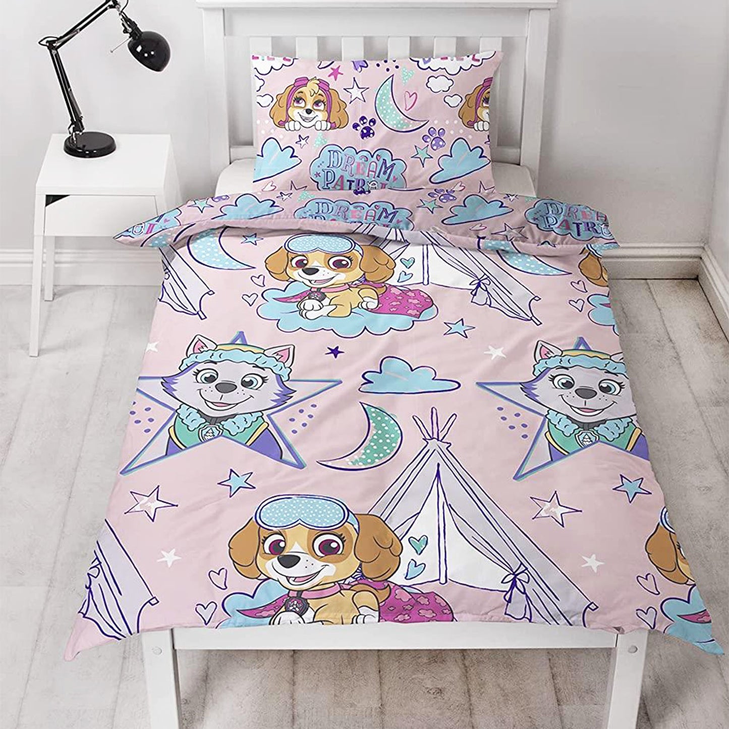 Paw Patrol 'Sleepover' Single Rotary Duvet Set