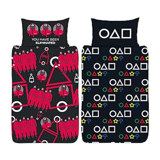 Squid Gamer 'Symbols' Duvet Set