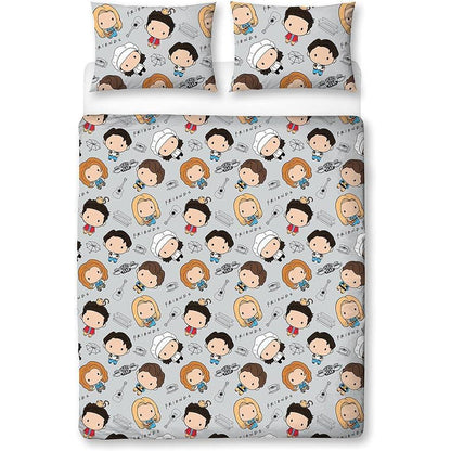 Friends 'Chibi' Rotary Duvet Set