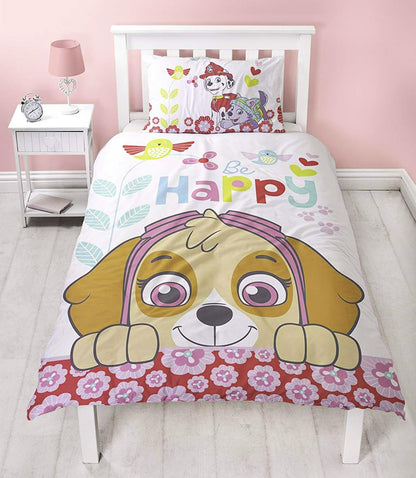 Paw Patrol 'Bright' Single Panel Duvet Set