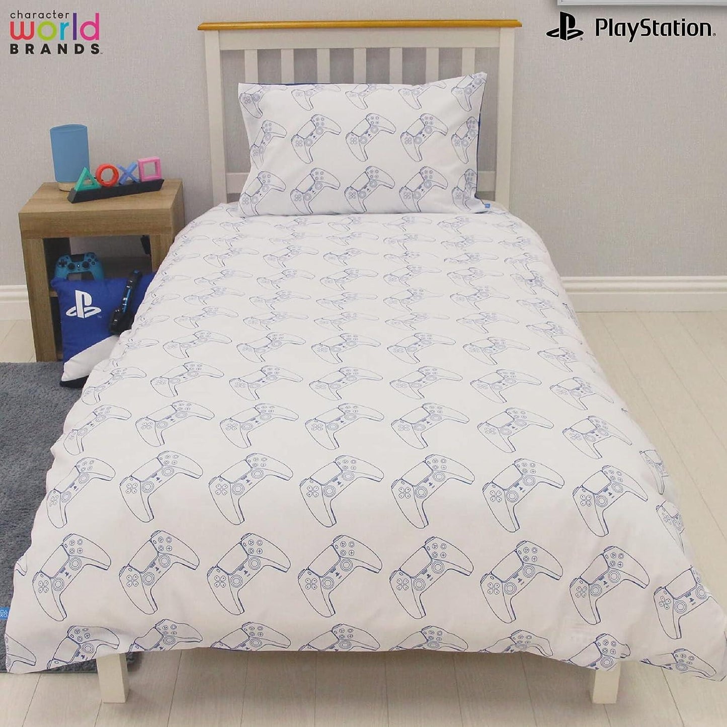 Playstation 'Hand Control' Single Panel Duvet Set