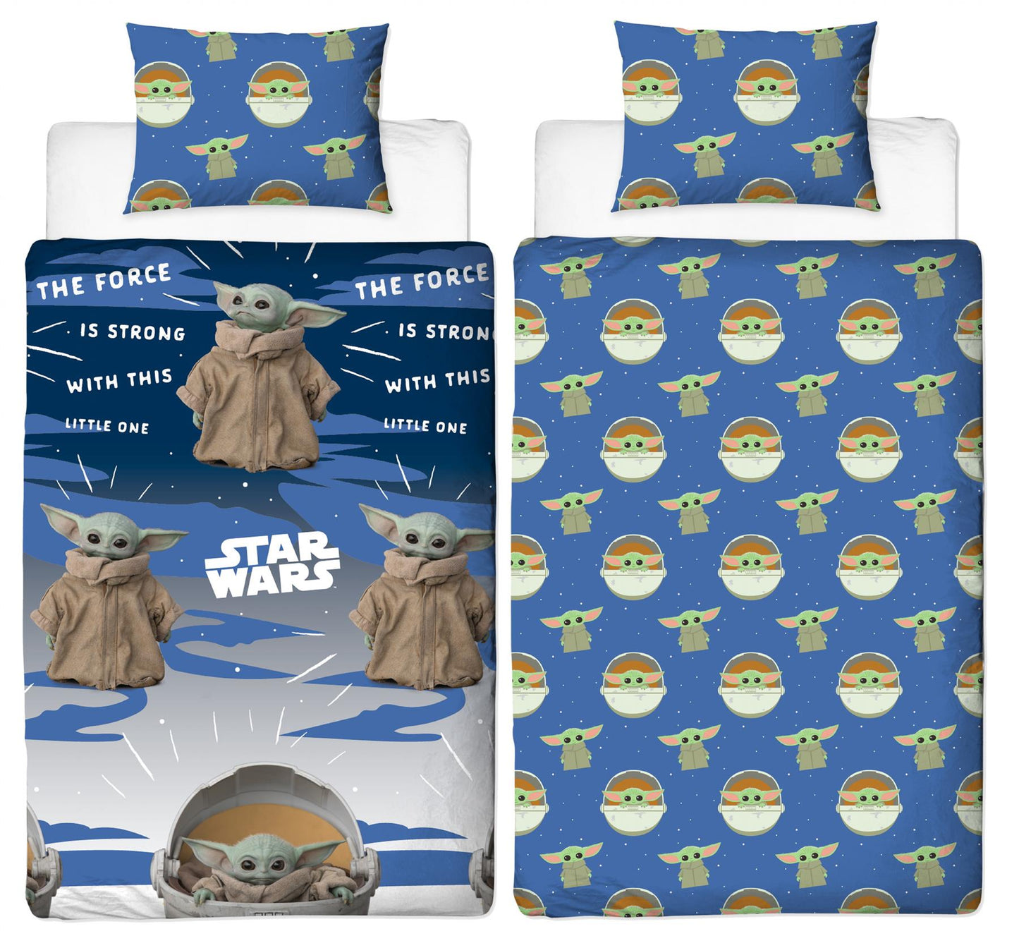 Mandalorian 'Baby Yoda' Rotary Duvet Set