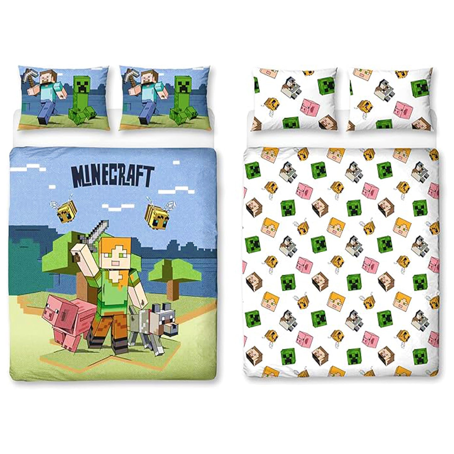 Minecraft 'Adventure' Double Panel Duvet Set