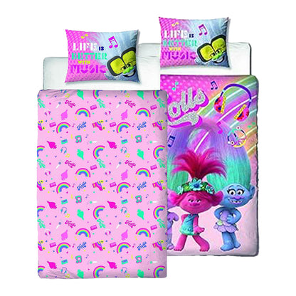 Trolls 'Concert' Single Panel Duvet Set