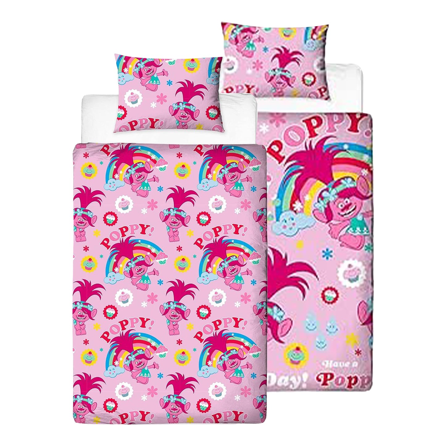 Trolls 'Dreams' Single Rotary Duvet Set