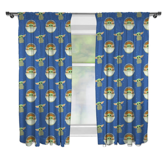 Mandalorian 'Baby Yoda' Curtains