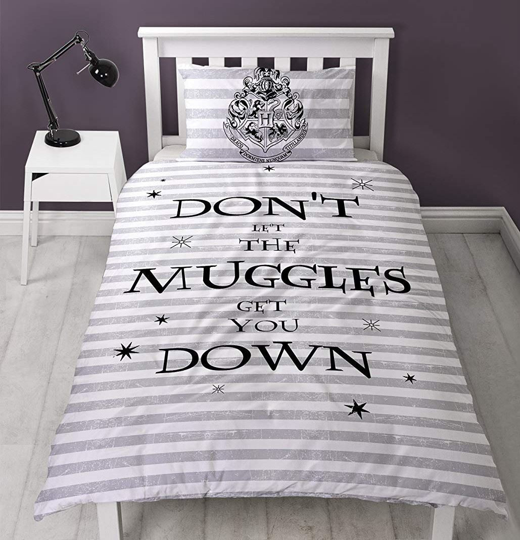 Harry Potter 'Spell' Single Panel Duvet Set