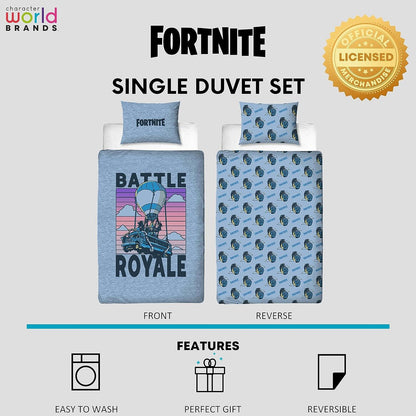 Fortnite 'Battle Royal' Single Panel Duvet Set