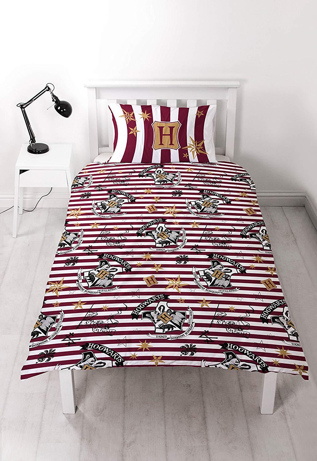 Harry Potter Hogwarts Single Panel Duvet Set