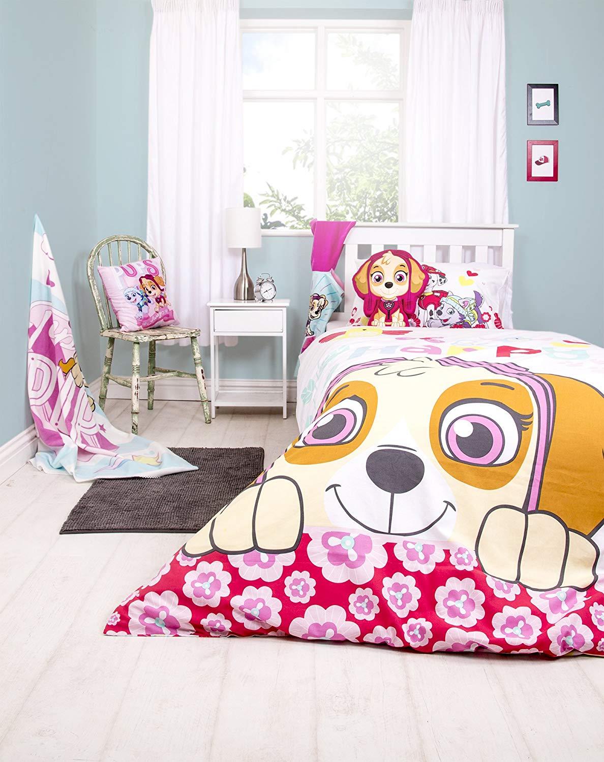 Paw Patrol 'Bright' Single Panel Duvet Set