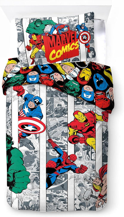 Marvel 'Avengers' Single Panel Duvet Set