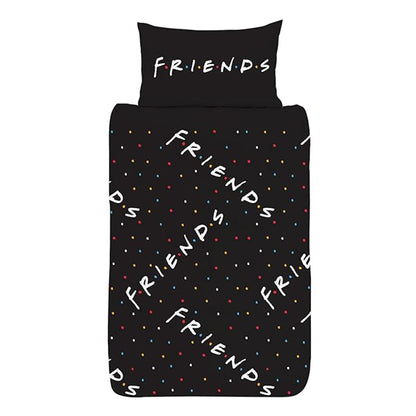 Friends 'Logo' Single Rotary Duvet Set