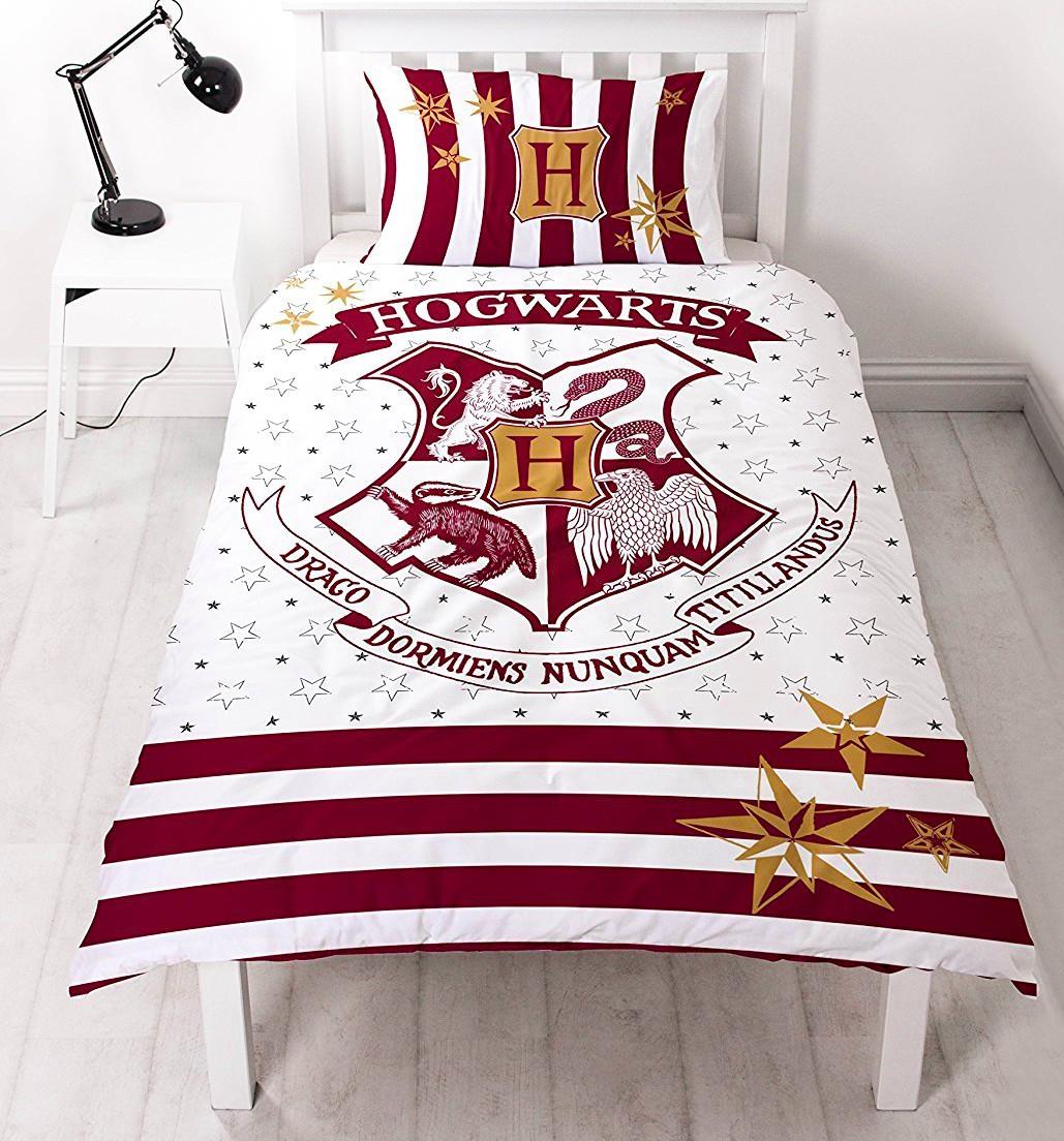 Harry Potter Hogwarts Single Panel Duvet Set