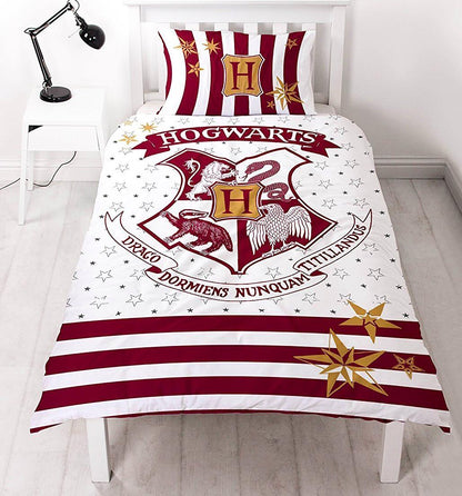 Harry Potter Hogwarts Single Panel Duvet Set