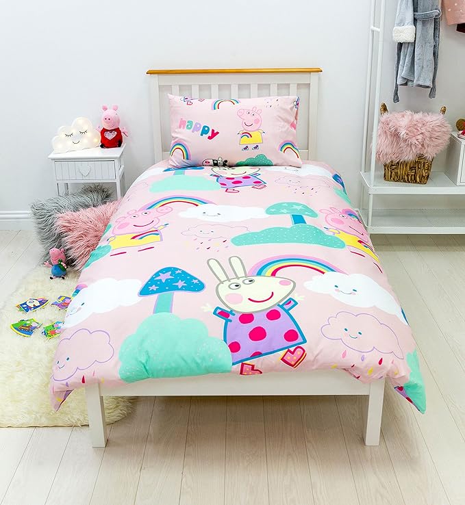 Peppa Pig 'Storm' Rotary Single Duvet Set