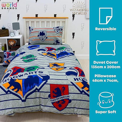 Harry Potter 'Brave' Rotary Duvet Set