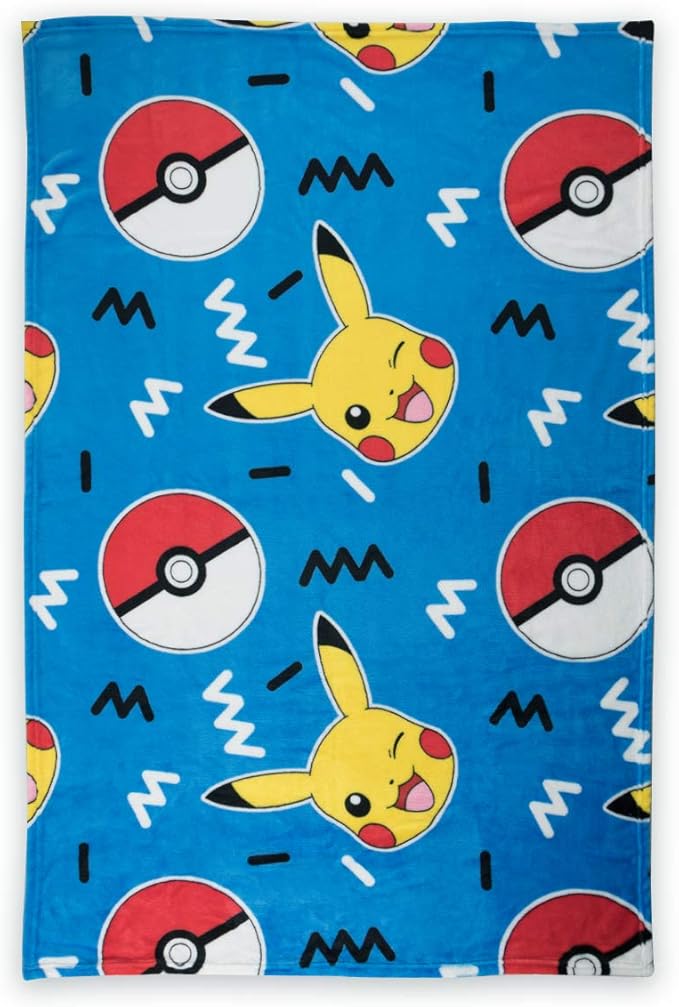 Pokemon 'Memphis' Fleece Blanket