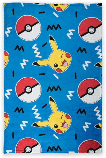 Pokemon 'Memphis' Fleece Blanket