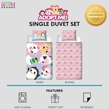 Adopt Me Single Panel Duvet Set