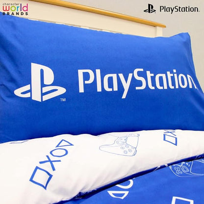 Playstation 'Logo+Controller' Single Rotary Duvet Set