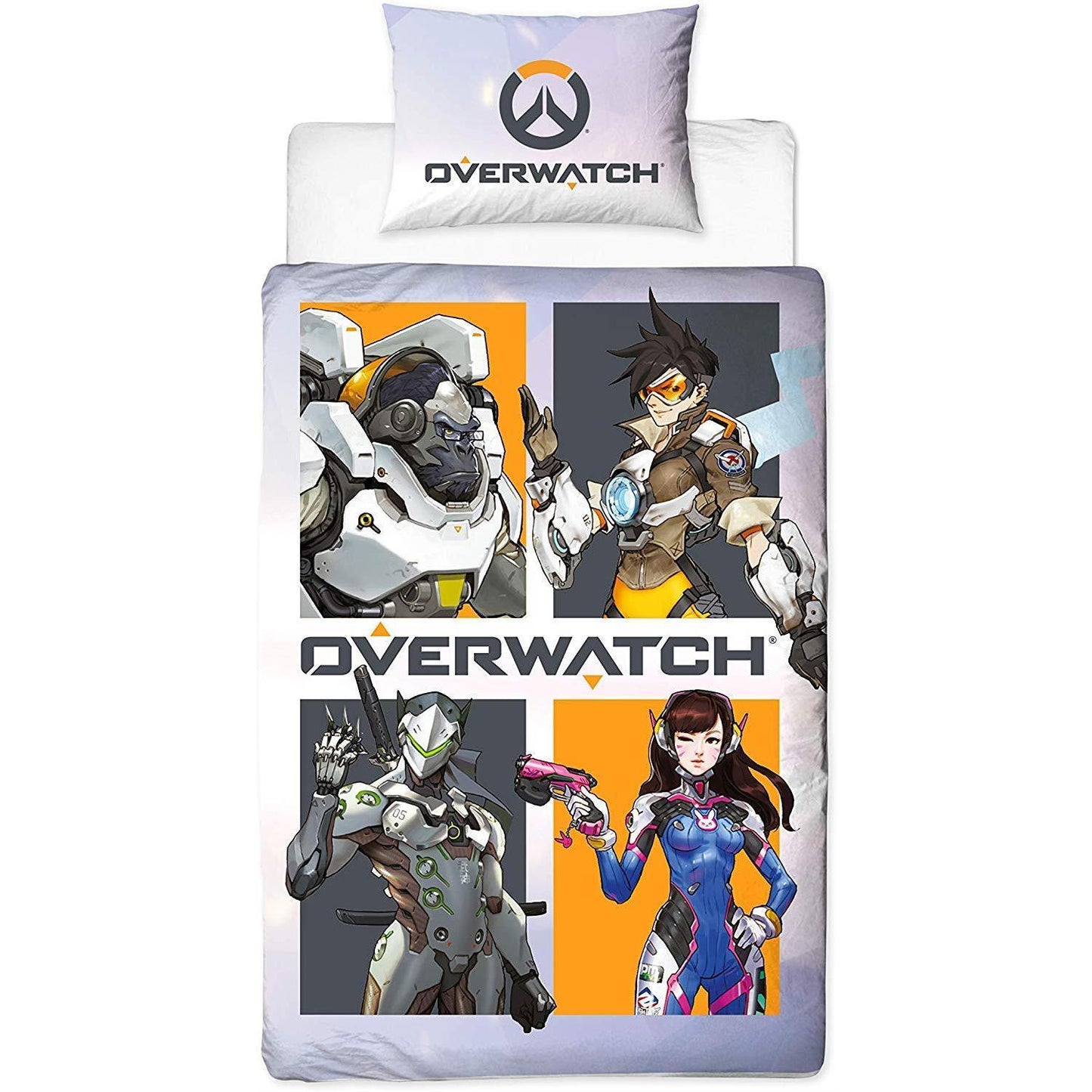 Overwatch 'Grid' Panel Duvet Set