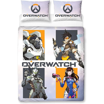 Overwatch 'Grid' Panel Duvet Set